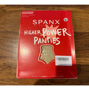SPANX Higher Power Shaper Brief – Nude – Size Medium – NWT Everyday Sculpting